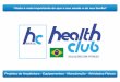 Portfólio Health Club Brasil