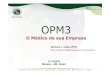 Presentation about OPM3