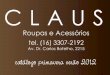 Catálogo Claus Roupas e Acessórios