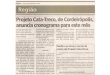 Projeto Cata-Treco, de Cordeirópolis, anuncia cronograma para este mês