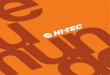 Catalogo HI-TEC - Brasil
