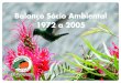 Balanço Sócio Ambiental - 1972 à 2005 - Ilha do Papagao