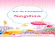 Kit de Caixinhas - Um Peixe Chamado Sophia 9 itens