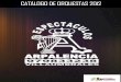 Catálogo Orquestas 2012