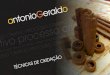Antônio Geraldo - Processo criativo