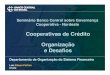 Organizacao e Desafios Cooperativas de Credito