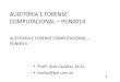Unidade 02 - Auditoria Forense - Principais Ameaças e Ferramentas - 15-11-03 69 Ppts - 01 Slide Por Folha