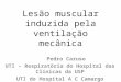 Lesão muscular induzida pela ventilação mecânica Pedro Caruso UTI – Respiratória do Hospital das Clínicas da USP UTI do Hospital A C Camargo