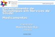 Agência Nacional de Vigilância Sanitária  Gerenciamento de Tecnologias em Serviços de Saúde: Medicamentos Palestrante: Murilo Freitas