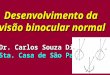 Desenvolvimento da Desenvolvimento da visão binocular normal Dr. Carlos Souza Dias Sta. Casa de São Paulo