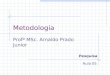 Metodologia Profº MSc. Arnaldo Prado Junior Aula 05 Pesquisa