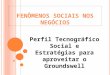 FENÔMENOS SOCIAIS NOS NEGÓCIOS Perfil Tecnográfico Social e Estratégias para aproveitar o Groundswell