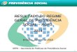 1 RESULTADO DO REGIME GERAL DE PREVIDÊNCIA SOCIAL – RGPS 2014 Brasília, Janeiro de 2015 SPPS – Secretaria de Políticas de Previdência Social