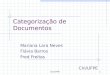 CIn/UFPE1 Categorização de Documentos Mariana Lara Neves Flávia Barros Fred Freitas CIn/UFPE