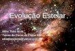 Evolução Estelar Aline Tiara Mota Tutora do Curso de Física EaD – Unifei alinetiaramota@yahoo.com.br