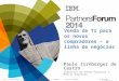 © 2014 IBM Corporation 10 e 11 de Março de 2014BÚZIOS RIO DE JANEIRO Venda de TI para os novos compradores – a linha de negócios Paulo Zirnberger de Castro