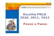 Escolha PNLD 2010, 2011, 2012 Passo a Passo. Registro da Reunião de Escolha Onde encontrar o formulário? a) na internet,  - Link “Guia
