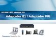 Adaptador E1 / Adaptador PRI KX-NS1000 Versão 2.0