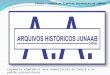 CAHist – Comitê de Arquivos Históricos da JUNAAB Logomarca adaptada à nova nomenclatura do Comitê e ao padrão pré-existente