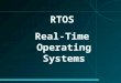 RTOS Real-Time Operating Systems Conteúdo Conceitos Complexidade de uma aplicação Características do Kernel Comunicação e sincronização Desempenho Tolerância