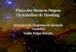 Física dos Buracos Negros Os trabalhos de Hawking Seminário do Programa de Iniciação Cientifica Valdir Felipe Novello