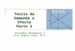 Teoria da Demanda e Oferta Parte 2 Economia Pesqueira I Prof. Rogério César, Ph.D