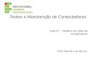 Redes e Manutenção de Computadores Prof. Gerson Luis da Luz Aula 27 – Histórico de redes de computadores