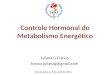 Controle Hormonal do Metabolismo Energético Juliana G Franco franco.julianag@gmail.com Rio de janeiro, 7 de abril de 2011