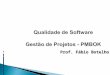 Qualidade de Software Gestão de Projetos - PMBOK Prof. Fábio Botelho
