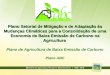 Plano Setorial de Mitigação e de Adaptação às Mudanças Climáticas para a Consolidação de uma Economia de Baixa Emissão de Carbono na Agricultura Plano