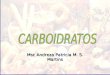 Msc Andreza Patricia M. S. Martins. Conceitos Gerais: Os carboidratos são as biomoléculas mais abundantes na natureza. Para muitos carboidratos, a fórmula