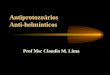 Antiprotozoários Anti-helmínticos Prof Msc Claudio M. Lima
