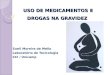 USO DE MEDICAMENTOS E DROGAS NA GRAVIDEZ Sueli Moreira de Mello Laboratório de Toxicologia CCI / Unicamp