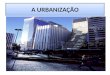 A URBANIZAÇÃO. Estruturas, Aspectos Gerais e Rede Urbana Origem: Cidades espontâneas (campo Belo, Rio de Janeiro) Cidades planejadas (BH, Brasília) Urbanização