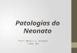 Patologias do Neonato Profª Mônica I. Wingert Turma 301