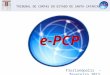 E-PCP Florian³polis â€“ fevereiro 2013 TRIBUNAL DE CONTAS DO ESTADO DE SANTA CATARINA e-PCP