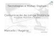 Comunicação de Longa Distância (Portadoras, Modulação e Modems) Marcello / Rogério Tecnologias e Mídias Digitais 25/03/2002 Sair Windows