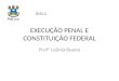 EXECUÇÃO PENAL E CONSTITUIÇÃO FEDERAL Profª Leônia Bueno 2015.2