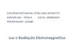Luz e Radiação Eletromagnética COLÉGIO ESTADUAL ETELVINA SCHOTTZ DISCIPLINA : FÍSICA DATA: 05/08/2015 PROFESSOR: JOABE