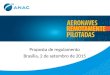 Drones Proposta de regulamento Brasília, 2 de setembro de 2015 VANT UAS RPAS aeromodelo Segurança Privacidade tecnologia evolução beneficio? risco?