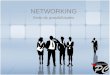 NETWORKING Rede de possibilidades. Networking Networking é a união dos termos em inglês “Net “, que significa “Rede”; e “Working” que é “Trabalhando”,