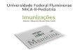 Imunizações Universidade Federal Fluminense MICA-II-Pediatria Monitor: Alexandre Nicolau Pinto Galvão