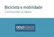 Bicicleta e mobilidade Conhecendo os dados. Divisão modal dos deslocamentos no Brasil TC = Transporte Coletivo Fonte: Associação Nacional de Transporte
