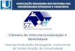 Câmara de Internacionalização e Mobilidade Internacionalização Abrangente: instrumento de modernização da Universidade ASSOCIAÇÃO BRASILEIRA DOS REITORES
