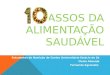 PASSOS DA ALIMENTAÇÃO SAUDÁVEL Estudantes de Nutrição do Centro Universitário Estácio de Sá Clezia Almeida Fernanda Sguizzato