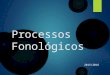 Processos Fonológicos 2015/2016. Processos fonológicos  Inserção (adição);  Supressão (queda)