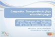 Campanha Transparência: faça essa ideia pegar APE Elisa Cecin Rohenkohl elisacr@tce.rs.gov.br XXVIII Congresso dos Tribunais de Contas do Brasil – Recife/PE