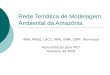 Rede Temática de Modelagem Ambiental da Amazônia INPA, MPEG, LNCC, INPE, INPA, CBPF, Mamirauá Apresentação para MCT Fevereiro de 2003