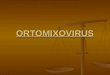 ORTOMIXOVIRUS. ORTOMIXOVIRUS O gênero Influenzavirus é um membro da família Orthomyxoviridae. Três tipos antigênicos: A,B e C. Apenas A e B foram implicados