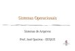 Sistemas Operacionais Sistemas de Arquivos Prof. José Queiroz - ZEQUE